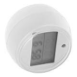 TOYANDONA Schwimmbad Thermometer Schwimmend Wasserdichtes Pool Thermometer mit Celsius und Fahrenheit Anzeige für Eisbad Teich Mehrzweck Wasser Temperaturmesser aus Robustem Kunststoff