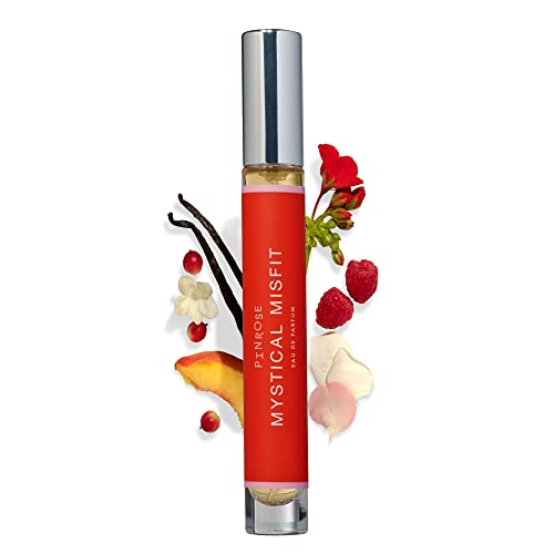 PINROSE Perfumes Mystical Misfit – Eau de Parfum Fragrance Travel Spray for Women – Vegan, Cruelty-free, & Hypoallergenic Scent w/ Essential Oils – Notes of Red Currant, Rose, Vanilla, Jasmine & Musk