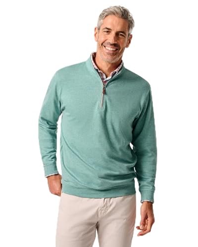johnnie-O Sully | Men's 1/4 Zip Pullover | Heathered Cotton-Blend