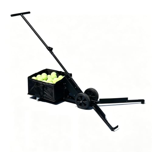 Carrito recogepelotas de tenis para recoger 120 bolas sin agacharse