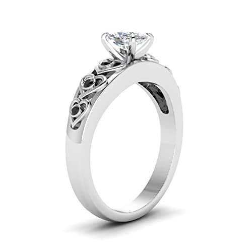 Image of 55Carat Choose Your Gemstone Heart Design Diamond CZ Accent Ring Sterling Silver Cushion Shape Side Stone Engagement Rings Matching Jewelry Wedding Jewelry Easy to Wear Gifts US Size 4 to 12