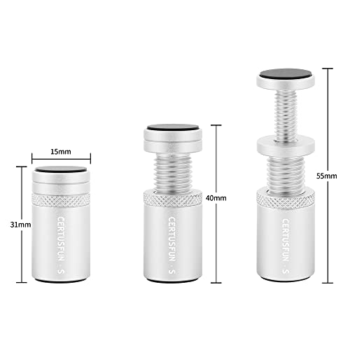 Certusfun Gpu Support Bracket, Video Graphics Card Sag Holder, All-Aluminum Gpu Stand Brace (S (31Mm-55Mm), Silver) #TOP1