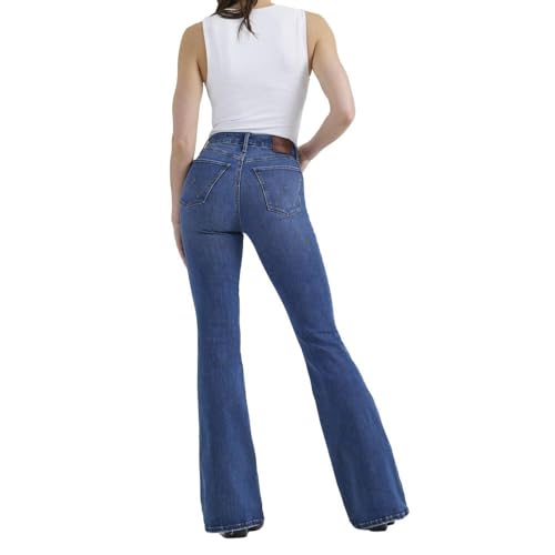 Wrangler Women's Bespoke Lily High Rise Flare Jeans Denim 27x32
