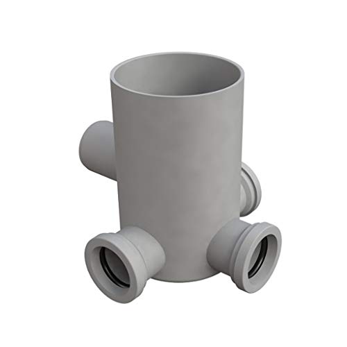 Pozzetto Pavimento In Pp Alto Quattro Vie Basso H 170 Mm Scarico Ø 50 Bonomini