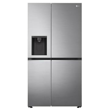 Refrigerador Smart LG Side By Side 611L Aço Escovado Uvnano 220V GC-L257SLP