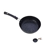 Huipalon 12 CM Small Frying Pan Non Stick 4.7-Inch Mini Egg Pan Frying Pans with Heat-Resistant Handle Portable Camping Omelet Mini Pans