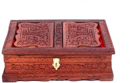Art and Craft Wooden Rehal Rosewood Holy Book Reader/Book Storage/Book Holder/Holy Book Stand Box for Quran, Ramayan, Bible, Gita, and Guru Granth Sahib Religious Palace Decoration (Carving Work)