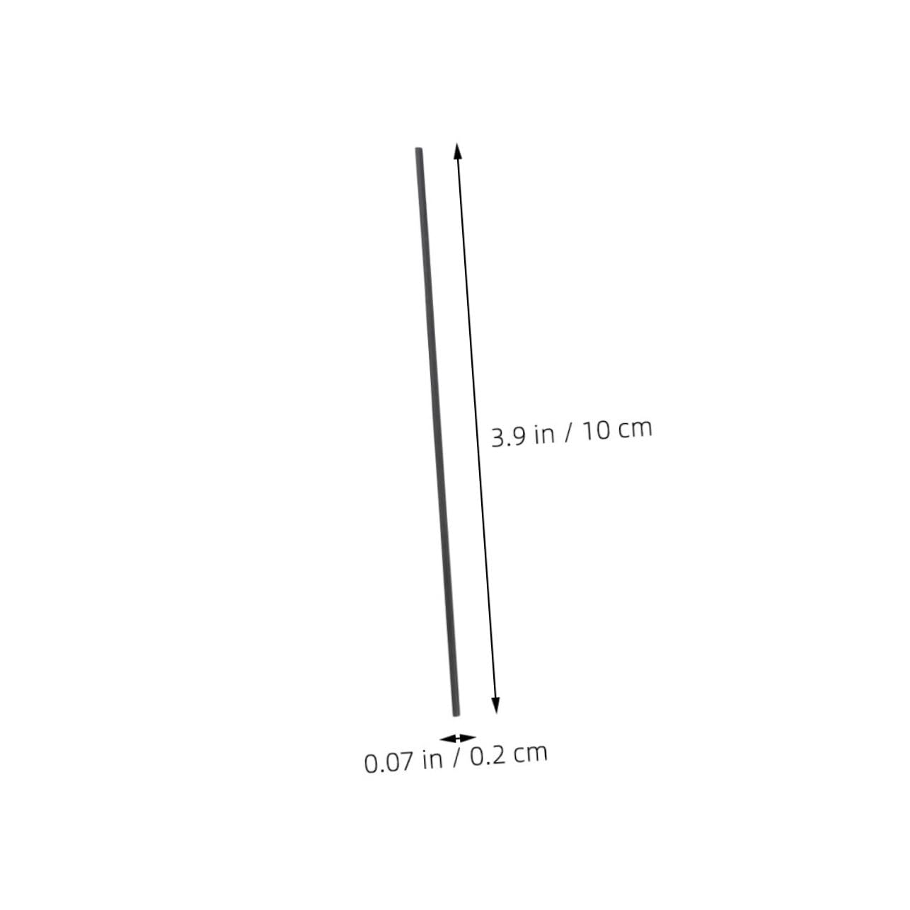 Beatifufu 10-Pack Graphite Casting Rod Electrolysis Stir Rod for Crucible Melting Mix Refine