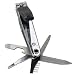 Iconikal 8-in-1 Toenail Clipper Multi Tool with Screwdriver, Brush, File, Pick, Can Opener, Rubberized Grip