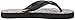 Armani Exchange Women's Cooper Double Sole Flip Flops, Black/Optic White, 10.5