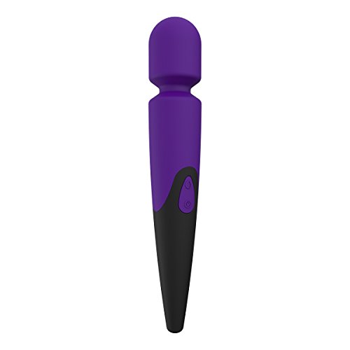 Velocity Massage Wand - Waterproof, Wireless, Powerful Vibration - Personal Therapeutic Massager (Purple) #TOP2