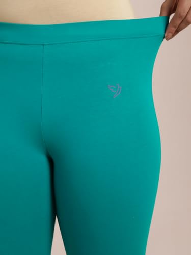 Image of TWIN BIRDS Tailored Cut and Classic Fit Super Stretchable Elastane Fabric Churidar Leggings for Women