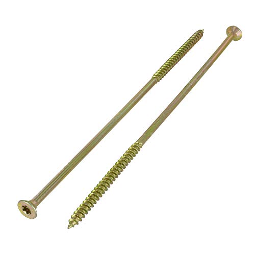 Vis aggloméré Torx 6x180 à filetage partiel pour un serrage puissant et sans effort des bois denses
