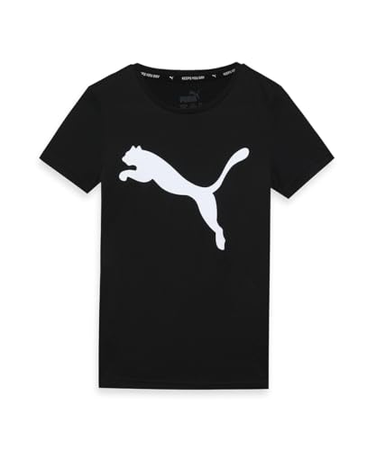 PUMA Mädchen Active Tee G T Shirt, Puma Schwarz, 152 EU
