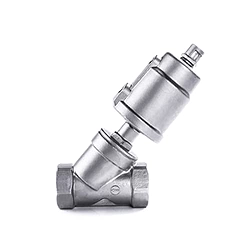 Valve d'angle pneumatique Y filetage intérieur DN15 DN20 DN25 inox 304 1 pièce - 3