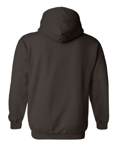 Gildan Heavyweight Blend Hooded Sweatshirt In Dark Chocolate - X-Large #TOP5