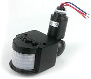 Taikuwu Outdoor DC 12V Automatic Infrared PIR Motion Sensor Switch for LED Light (Black)