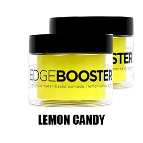 Style Factor EDGE BOOSTER Strong Hold Water-based Pomade 3.38 OZ [2 PACK] (LEMON CANDY)