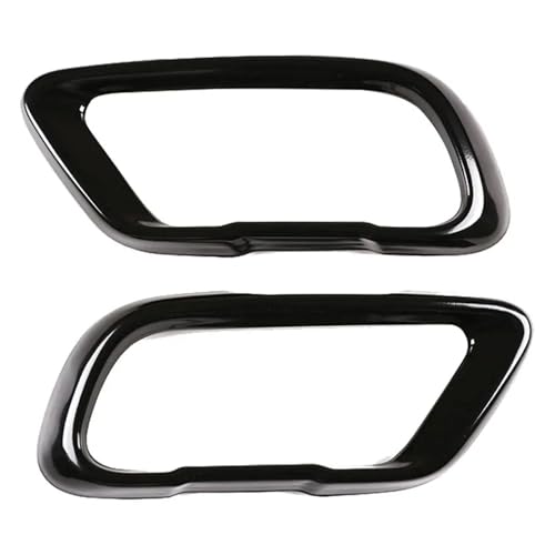 Embellecedor de escape premium en negro brillante para BMW X5, X6 y X7