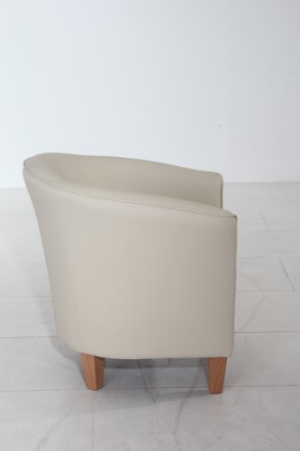 Max Winzer Sessel Lucca | Aus Kunstleder in beige | 2343-1100-2070102 - 2343-1100-2070102 Max Winzer Sessel Lucca | Aus Kunstleder in beige | 2343-1100-2070102