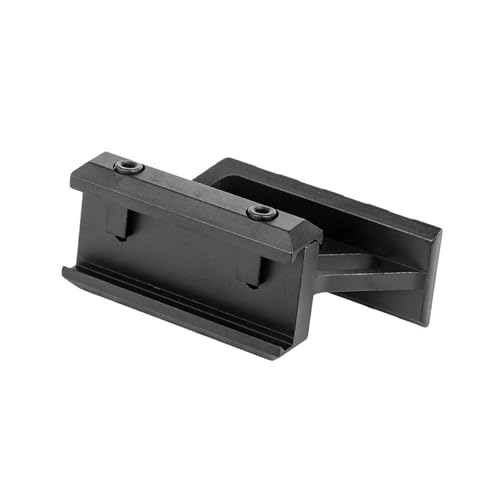 Necvior Suportes de elevação vermelhos de 2,5 cm de perfil de 2,5 cm, montagem de 4 compartimentos,