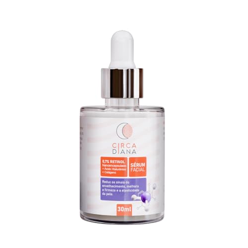 Sérum Facial 0,7% Retinol + Ácido Hialurônico e Colágeno - Anti-R...