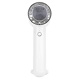 AKLOSIPY Ventilador de Refrigeración Portátil de Mano, Minicompresor Frío Semiconductor Recargable por USB para Actividades Al Aire Libre, Senderismo, Azul Marino (WHITE)