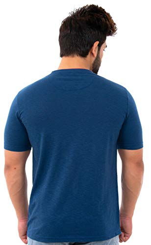 Image of Men's Printed Cotton Short Sleeves Round Neck T-Shirt