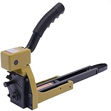 DYNAMI Box Stapler,1-3/8-Inch Crown, 3/4-Inch Length Carton Staples,Adjustable Manual Carton Stapler Staples Puller&Pusher with 100 Staples for Closing Cartons