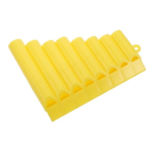BESTonZON Flauta de Pan Portátil de 8 Tubos Instrumento para Principiantes y Estudiantes Material Plástico Resistente Herramienta para Niños Adecuado para Clases y Aprendizaje Grupo