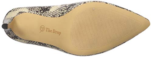 The Drop Women's Taylor High Vamp Stilleto Pump Shoe, Snake Print Faux Leather, 9 M Us #TOP3