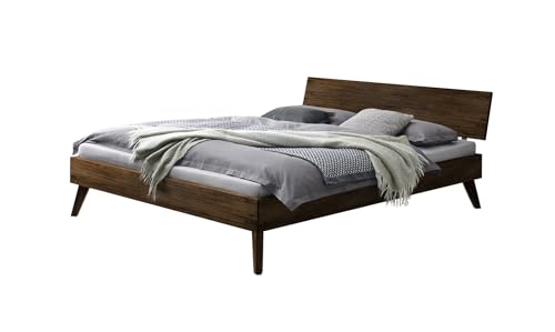 Hasena Trento Bett Ancona Nussbaum massiv 2023 140x200