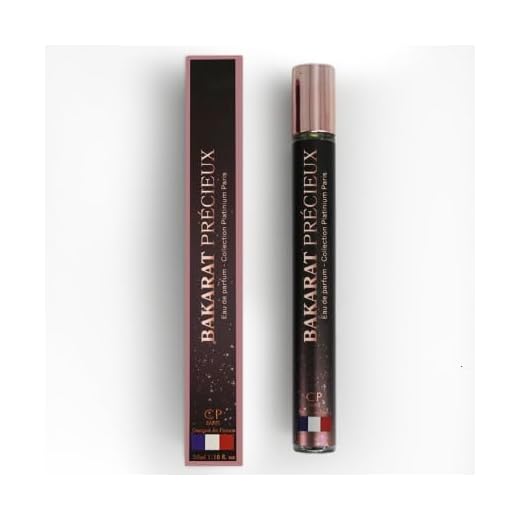 Collection Platinium Paris BAKARAT PRÉCIEUX, Eau de Parfum, Notes de Jasmin, Safran, Ambre Gris et Cèdre, 35ml