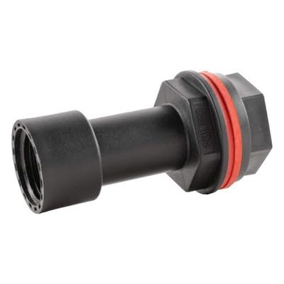 Water Butt Extension Connector 3/4 Inch BSP - 50mm Tank Outlet Extension with Back Nut and Washers - for Rain Barrels, Water Butts, Hose Connection, Garden Irrigation and Water Storage Containers