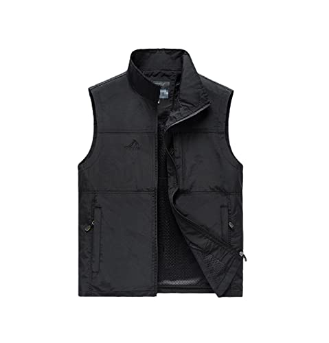 Gilet de voyage sans manches idéal pour la pêche et la randonnée en été