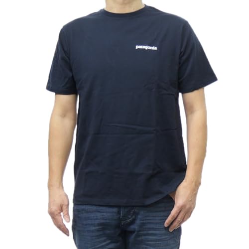Patagonia 38504 NENA M'S P-6 Logo Responsibilli-Tee New Navy T-Shirt P-6 Logo Responsiveness, blu navy, blu navy, L