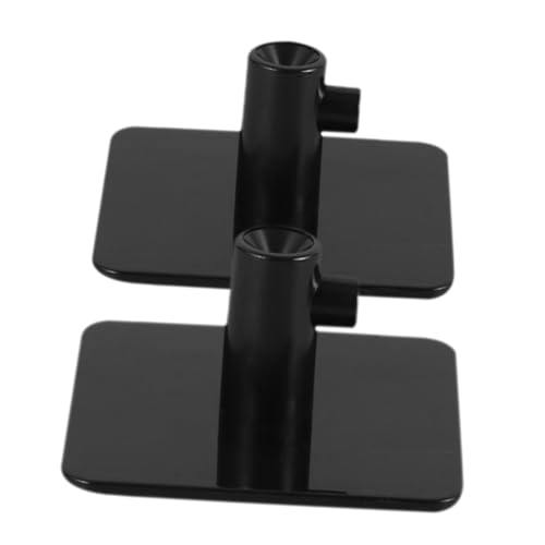 BESTOYARD 1 Satz Mixer-mischer-haken Standmixerhaken Aufbewahrungsorganisator Für Wohnung Flachaufhänger Für Standmixer Handmixer Halterungen Für Standmixer-aufsätze Tür Plastik Black 2st