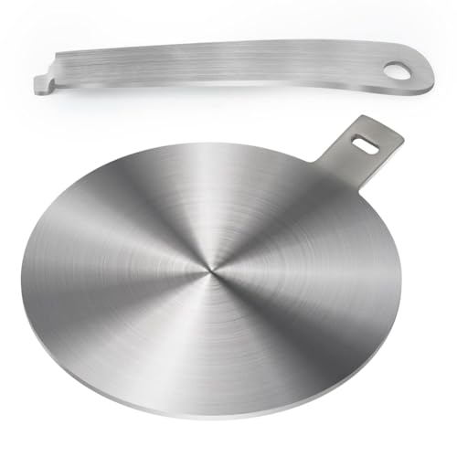 Fegtrtyoa Adaptador de Placa de Inducción para Vitrocerámica. Difusor de para Cocinas Eléctricas/de Gas con Desmontable.