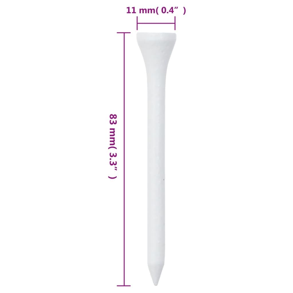 Golf-Tees Stück Bambus langlebig robust für Golfplatz, Training, Turnier, Outdoor, Rasen, Zubehör, unzerbrechlich, für Herren und Damen, ideal für Anfänger und Profis