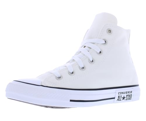 Converse Chuck Taylor All Star High GS Girls Shoes Size 6.5, Color: Vintage White/White/Black-White