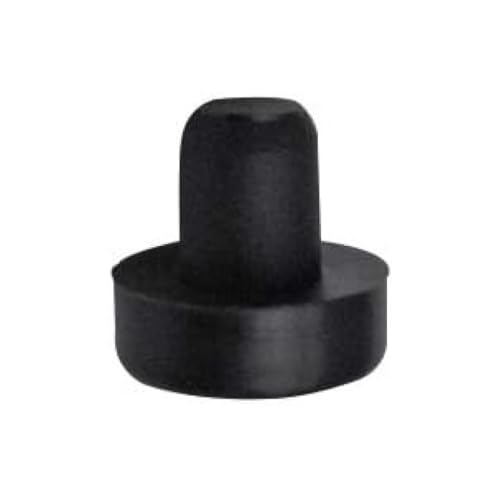 1/2" Nylon Stem Bumper, Glides, Floor Protectors for Patio Swivel Chairs, Jejavu, Pack of 25, Black