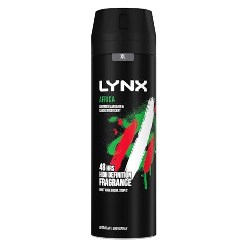 Lynx Africa Men's Fragrance, Aluminium Free Masculine Body Spray Deodorant, Fresh And Long Lasting Odour Protection, 10 Pack of 200m. - Image 3