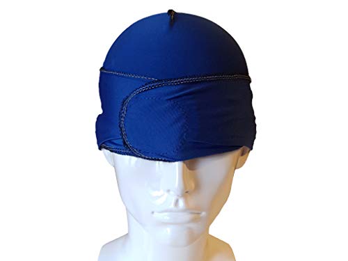 durag, headband, rag for 360 waves (BLUE, L/XL)