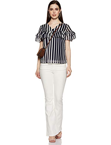 Image of Rare Women's Striped Regular Fit Blouse