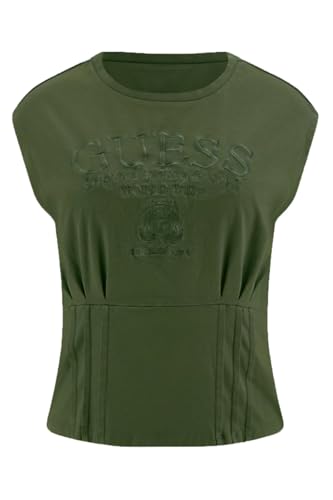 T-shirt plissé coton GUESS Jeans : le haut anti-froissage pour rester élégant