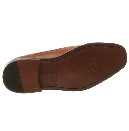 Image of Florsheim Men's Norton Linen Moc Toe Oxford,Cognac Lthr /Lin Plug,10 EEE