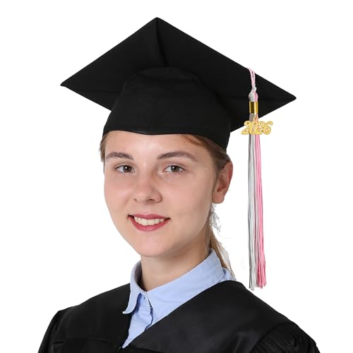 Image of GraduationMall Single&Multiple Color Graduation Tassel with 2026 Year Charm 9 inch
