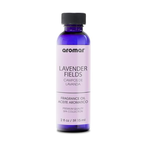 Aromar Spa Aromatic Oil Lavender Fields Fragrance 59.15ml | Relaxing Floral Essential Oil for Diffusers Humidifiers & Candles | Calming Home Aroma for Sleep Stress Relief & Spa Ambiance