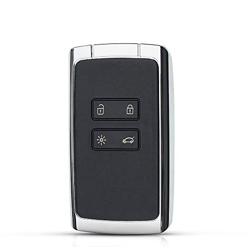 Carte Rechange Clé Renault 4 Boutons | Kadjar, Megane 4, Clio 5, Captur 2 - Smartkey Sans Électronique