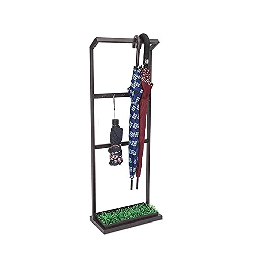 Support de parapluie en fer forgé compact style 2 pour rangement entrée